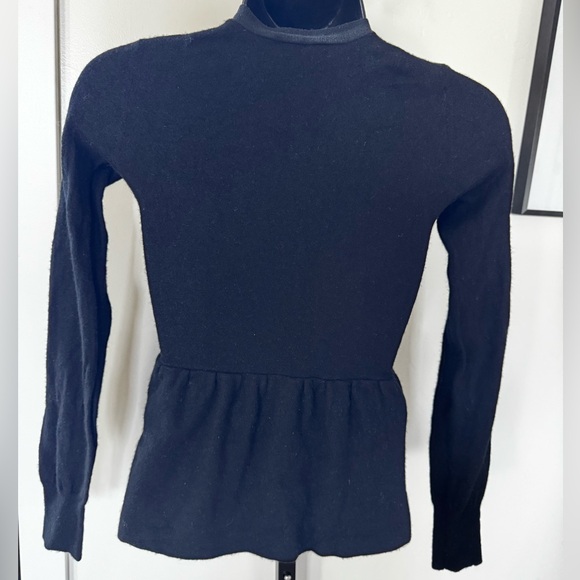 Women's Black Burberry Cashmere Button Up Sweater Size XS - Picture 2 of 7